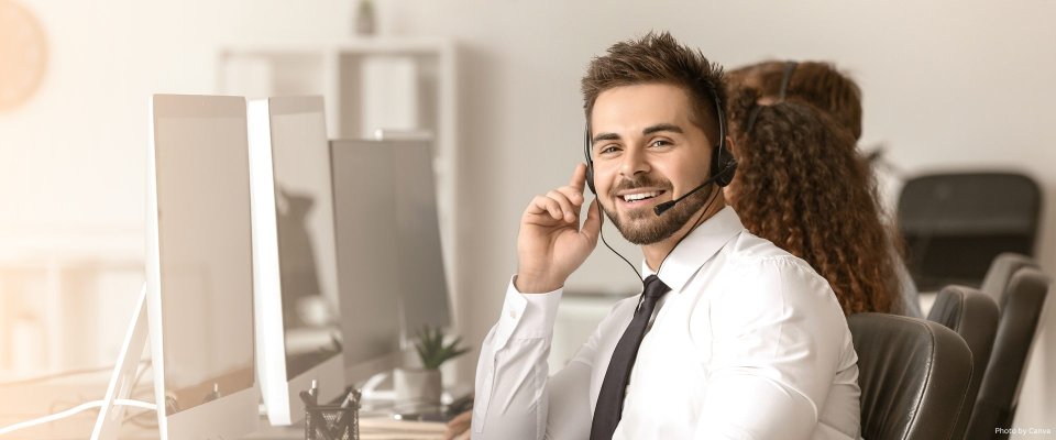Infinite Agent serving customers