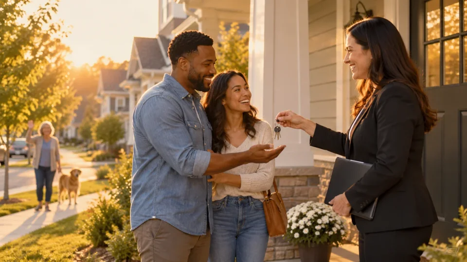 Real Estate Agent Keys Handoff