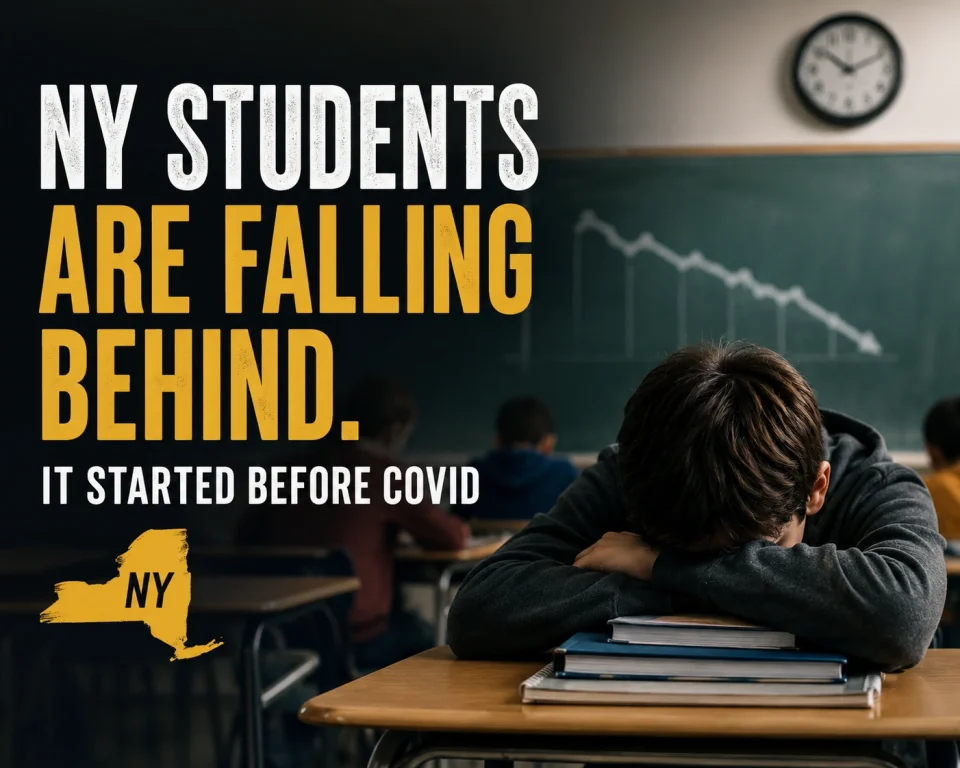 NY Students Are Falling Behind