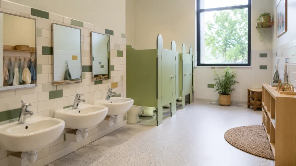 early-childhood school restroom