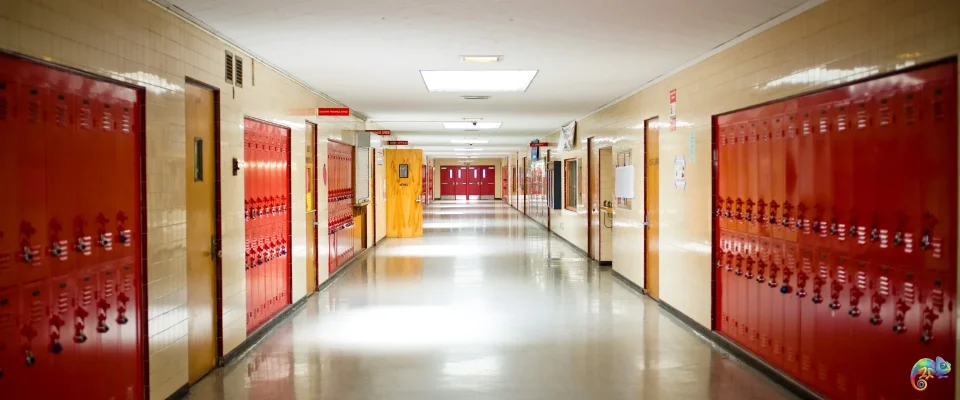 School Hallway