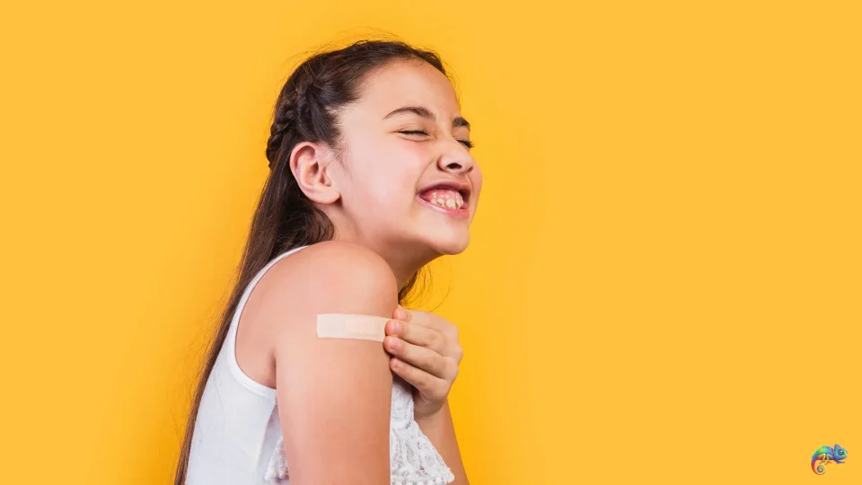 Child immunization shot
