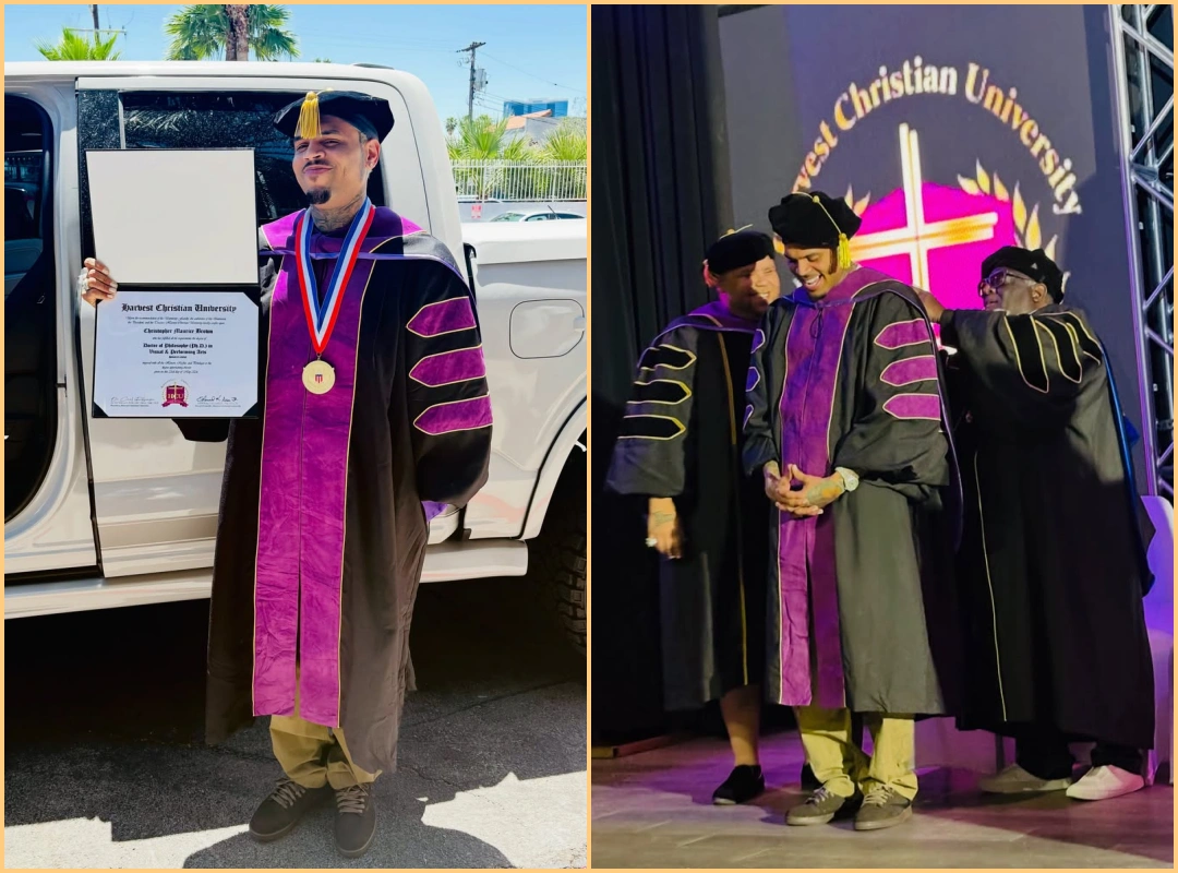 Dr. Breezy: Chris Brown Receives Honorary Ph.D. - Joins a Growing List of Culture-Certified Artists
