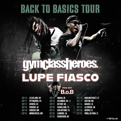 Lupe Fiasco, Gym Class Heroes & B.o.B: The Blog Era Is Becoming a Touring Economy