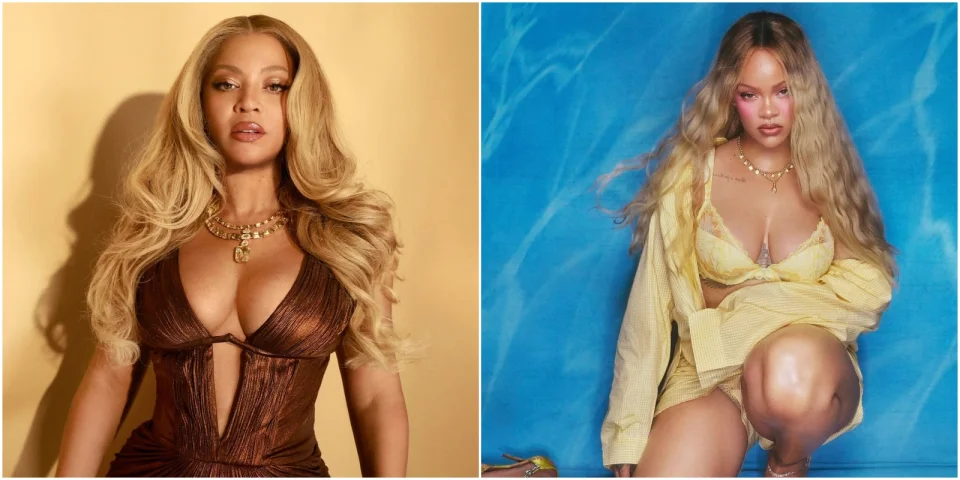 Beyonce and Rihanna