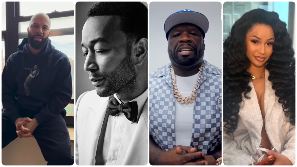 50 Cent, Cardi B., Common, John Legend