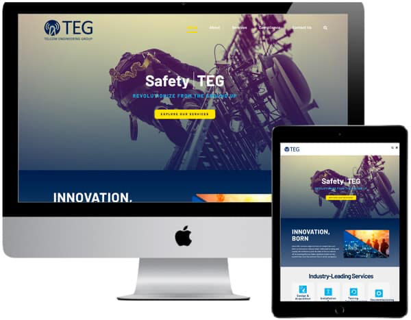 Web design mock