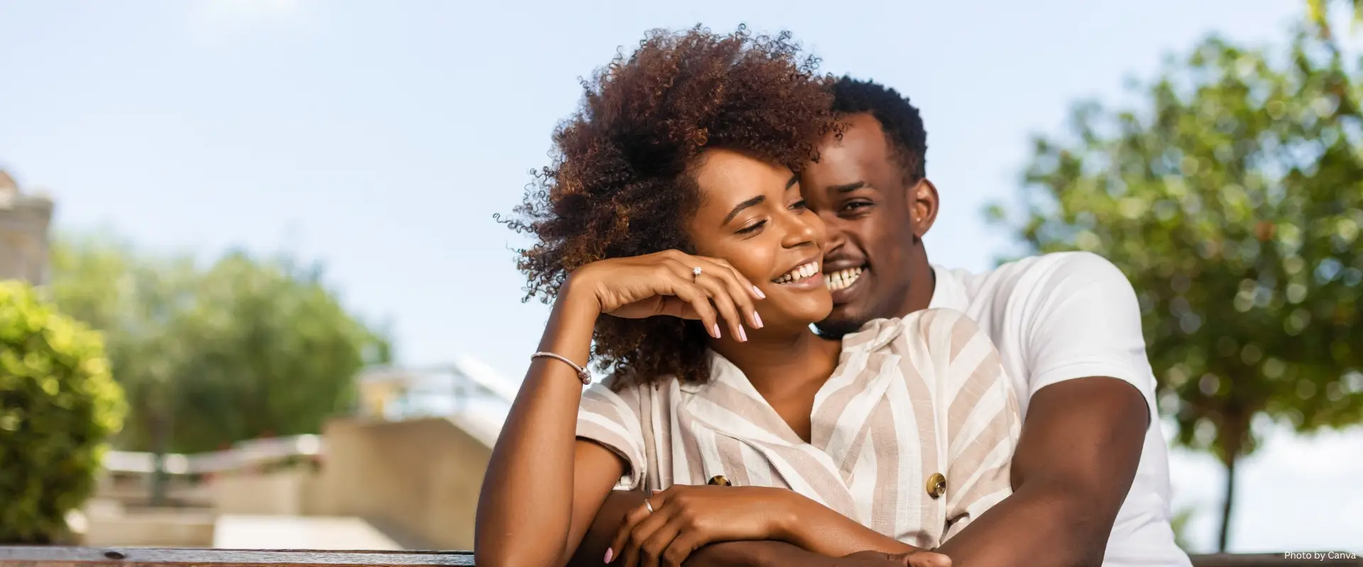 Portrait of a Happy Black Couple