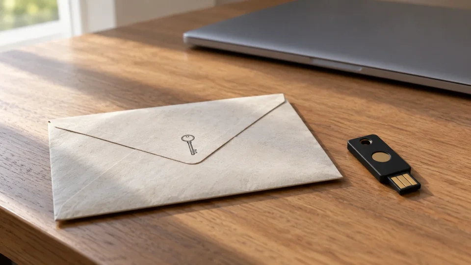 Secure Note and USB Key