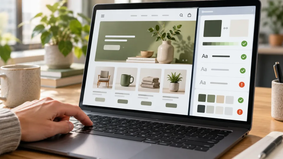 Accessible E-Commerce Workspace Testing