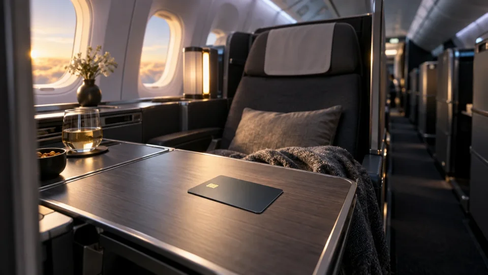 business class cabin interior