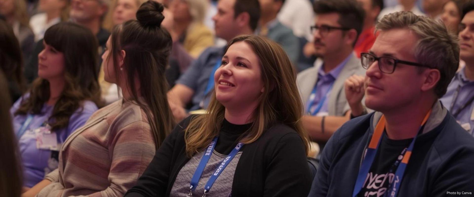 People at a conference