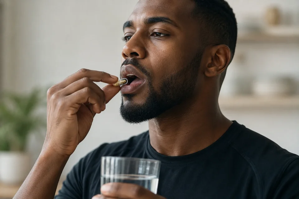 adult male taking a single mitochondrion