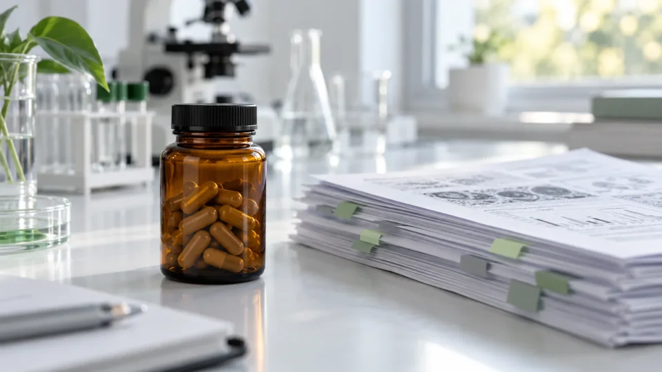 Scientific Workspace with Capsules and Research Papers