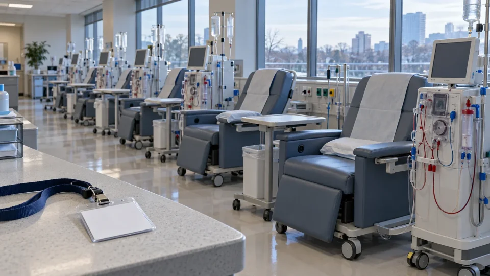 outpatient dialysis treatment bay
